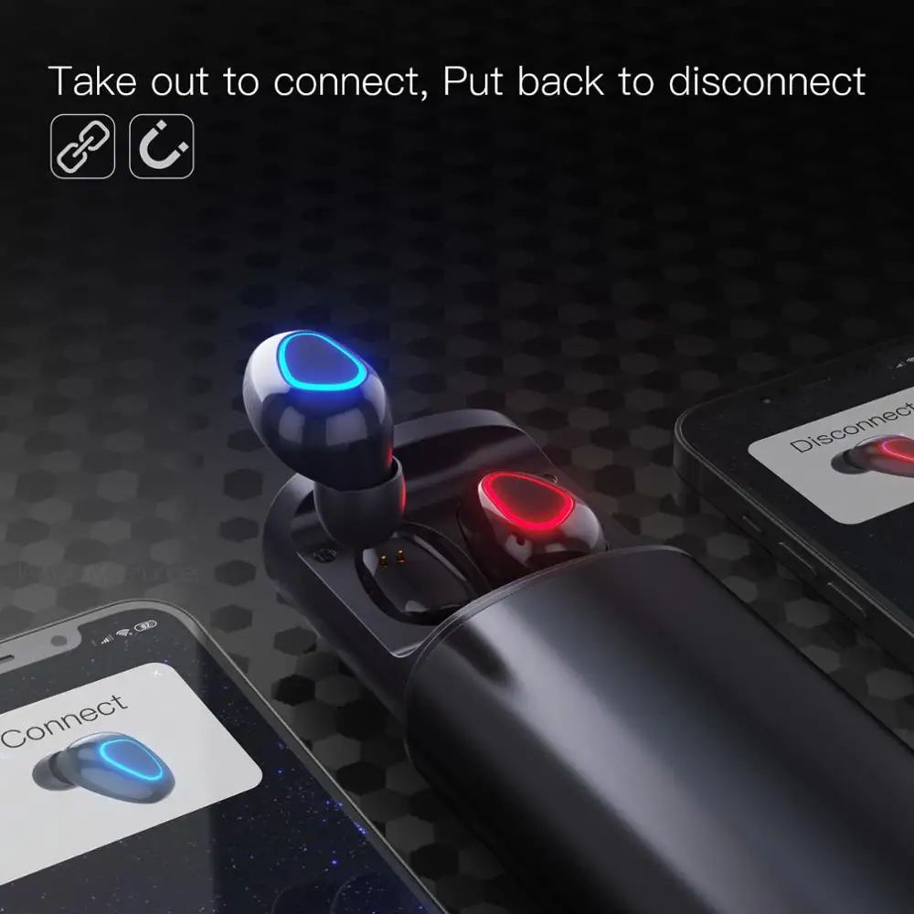 

JAKCOM TWS2 True Wireless Earphone Power Bank Super value as air headphone stand power bank free shipping wireless