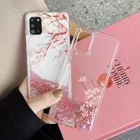 luxury floral water liquid phone case for vivo s1 s5 s6 s7 iq00 neo 3 y7s z5 v11i y31 y51 y52s y73s quicksand glitter soft cover