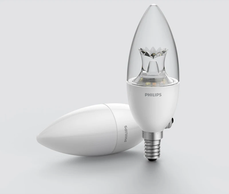 Xiao mi jia светодиодные свечи Смарт светильник лампа WiFi E14 затемнения PHILIPS Zhirui лампа приложение управление mi умный дом устройство автоматизации