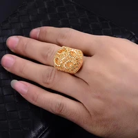 wando jewelry ethiopian gold color dropshipping ring for womenteenage girls gold color charm party jewelry african arab items