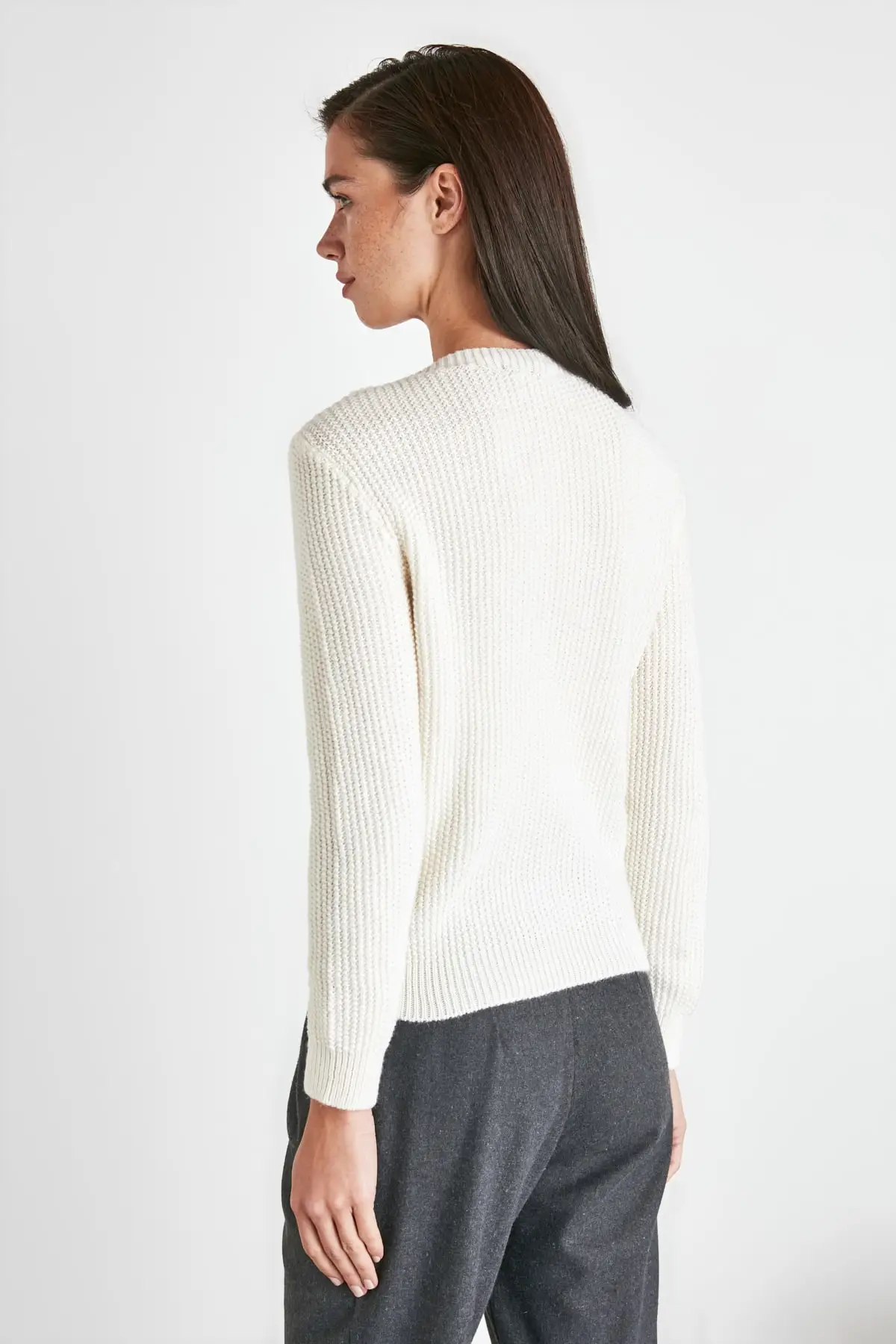 

Trendyol Hair Braided Knitwear Sweater TWOAW21KZ2771