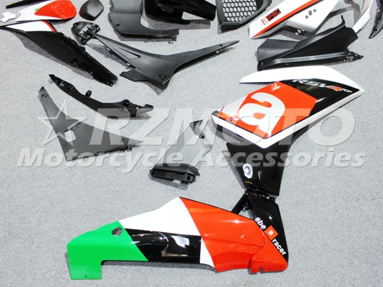 Online Spritzguss Neue ABS Verkleidungen Kit Fit Für Aprilia RSV4 1000 2009-2014 09 10 11 12 13 14 Benutzerdefinierte Kostenloser Orange Silber