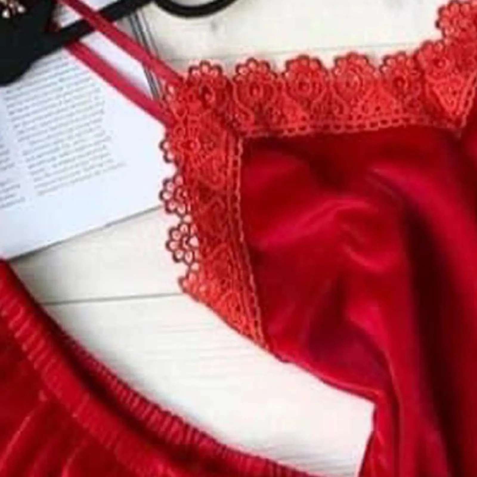 

Erotic Lingerie Pajamas Sets Strapless Sling Velvet Lace V Neck Bowknot Shorts Lingerie for Women Bielizna Damska Drop Shiping