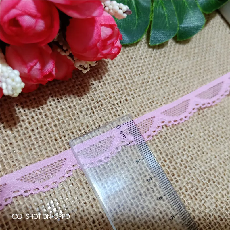 ! 1 3 см S1248 Высококачественная Белая розовая многоцветная кружевная лента