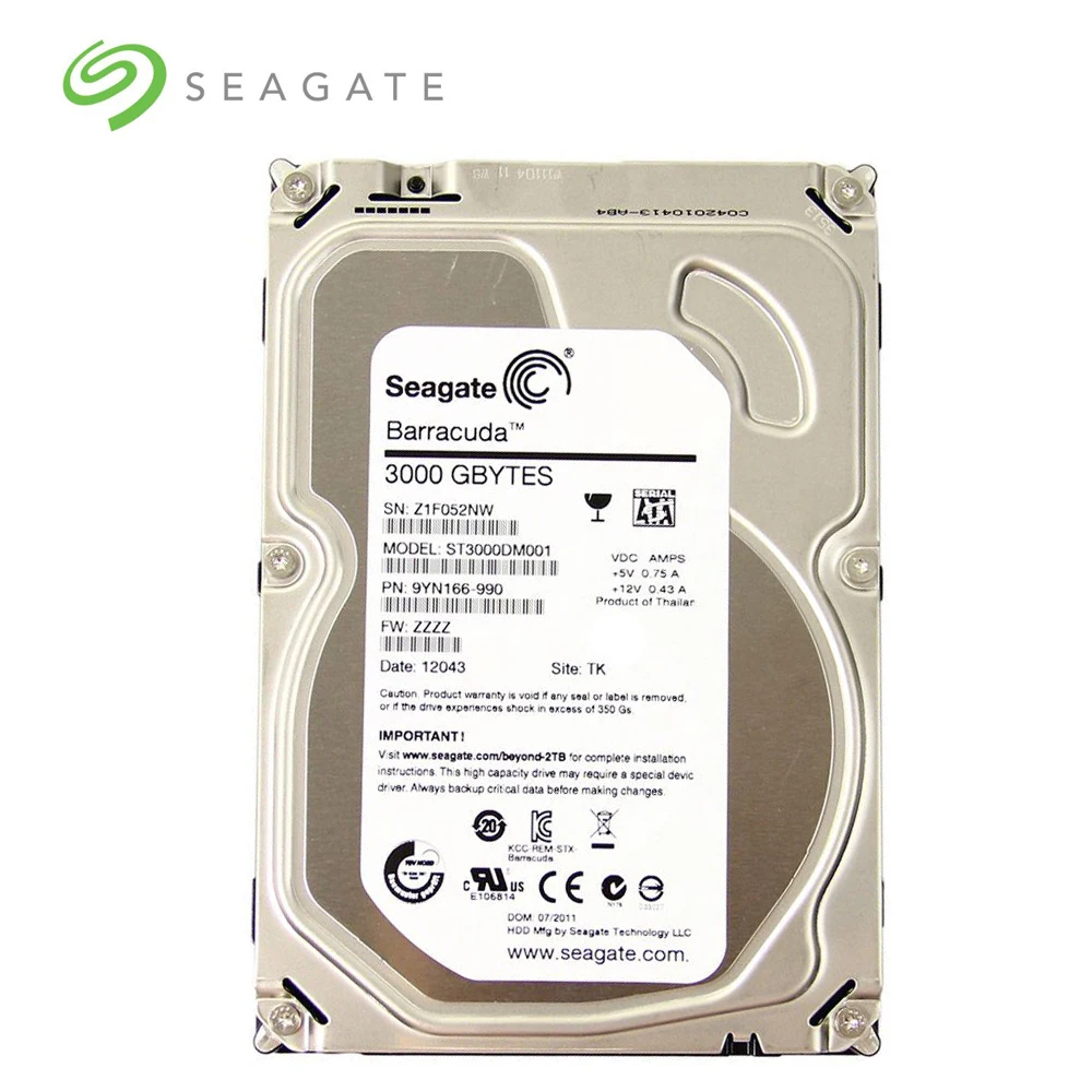 Seagate 4T размеры 3t 2Т для возраста от 1 BDesktop ПК 3 5 &quotВнутренний механический жесткий