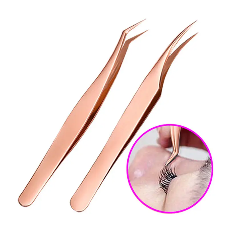 Розовое золото Нержавеющая сталь лидер продаж Новинка 2 шт. розовый Прямые +