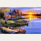 Набор для алмазной вышивки пейзаж и озеро