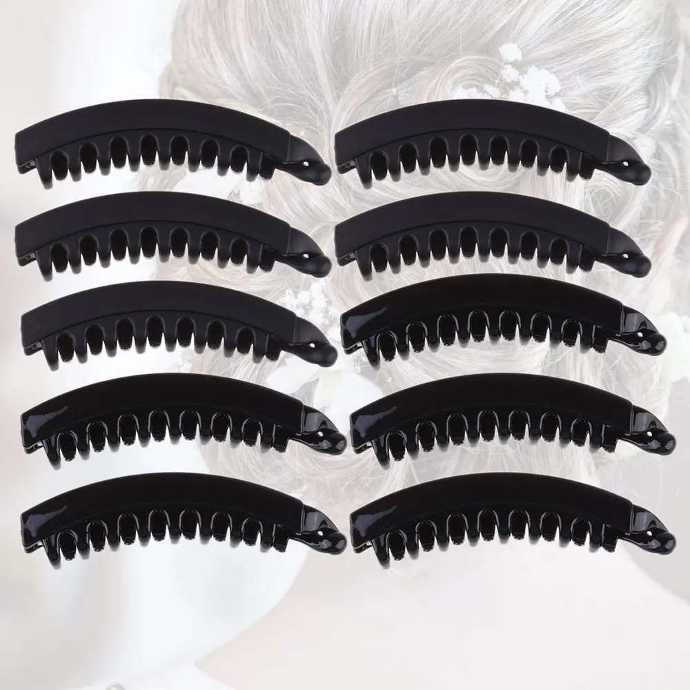 

12pcs Shower Hair Clips Toothed Hair Clamps Spring Headdress for Use
