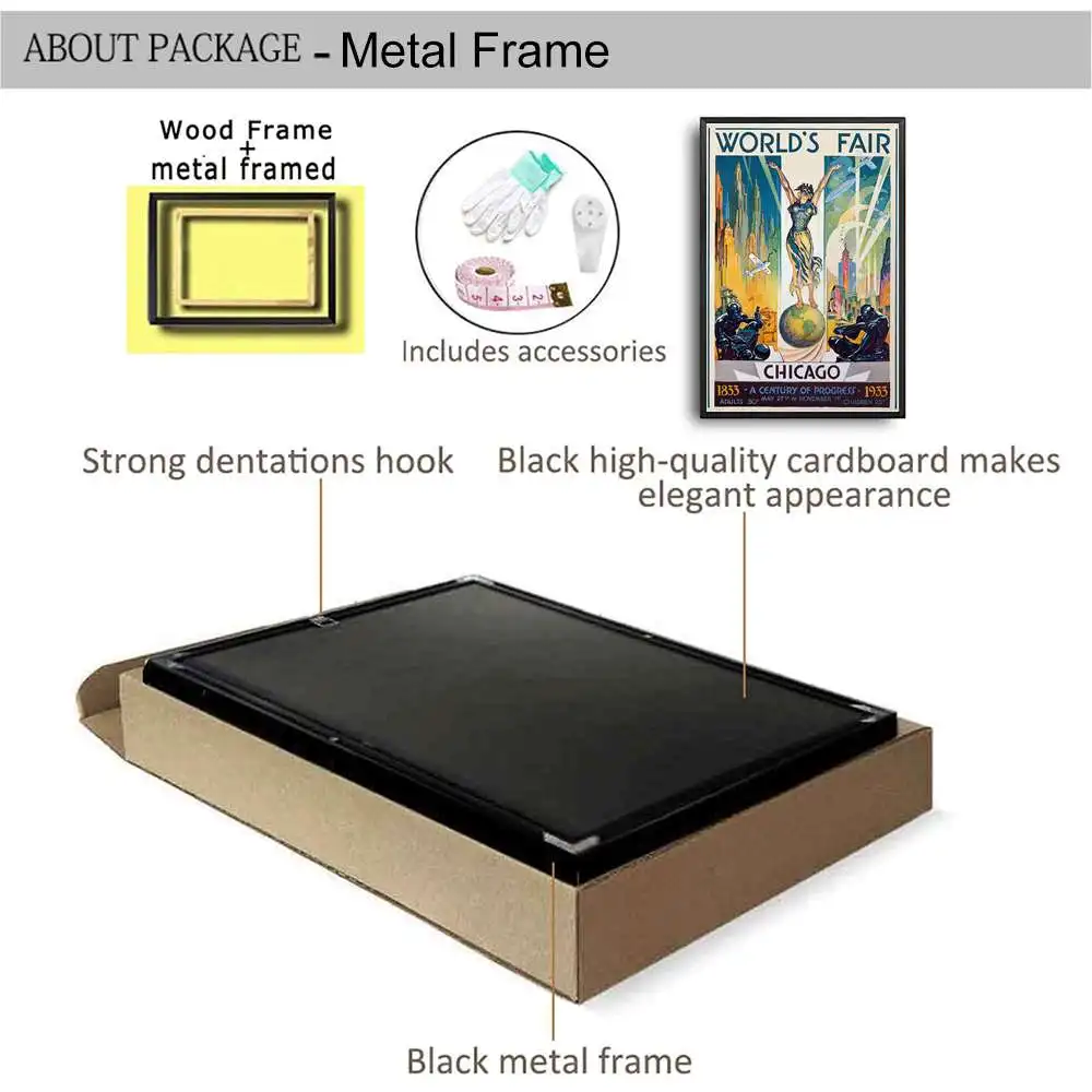 Чикаго постер принт арт путешествие для спальни домашний декор | Дом и сад