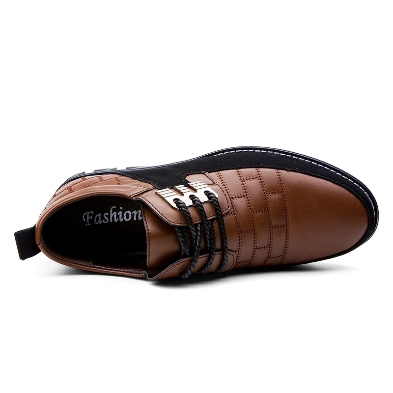 

Men's casual leather shoes Lace-up non-slip outsole Comfortable shoes Leather is lightweight, wear-resistant and waterproof shoe