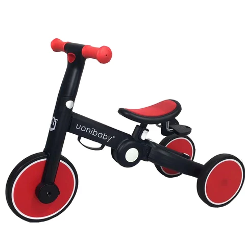 Uonibaby 4 в 1 детская коляска Педальный трицикл двухколесная велосипедная тележка