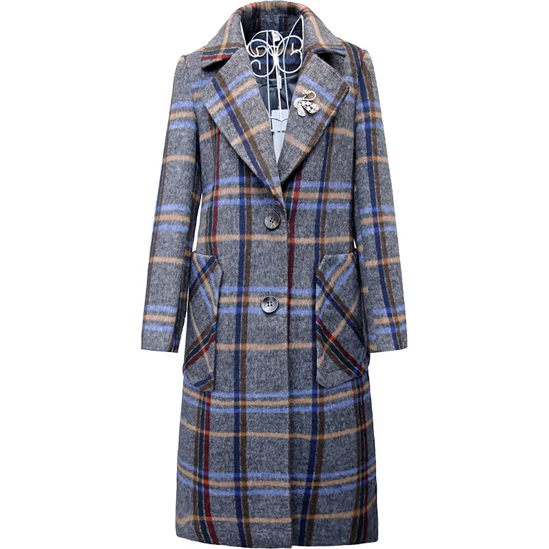 

2020 CHPK abrigos para mujer clothes black wool coat winter coat woman coat