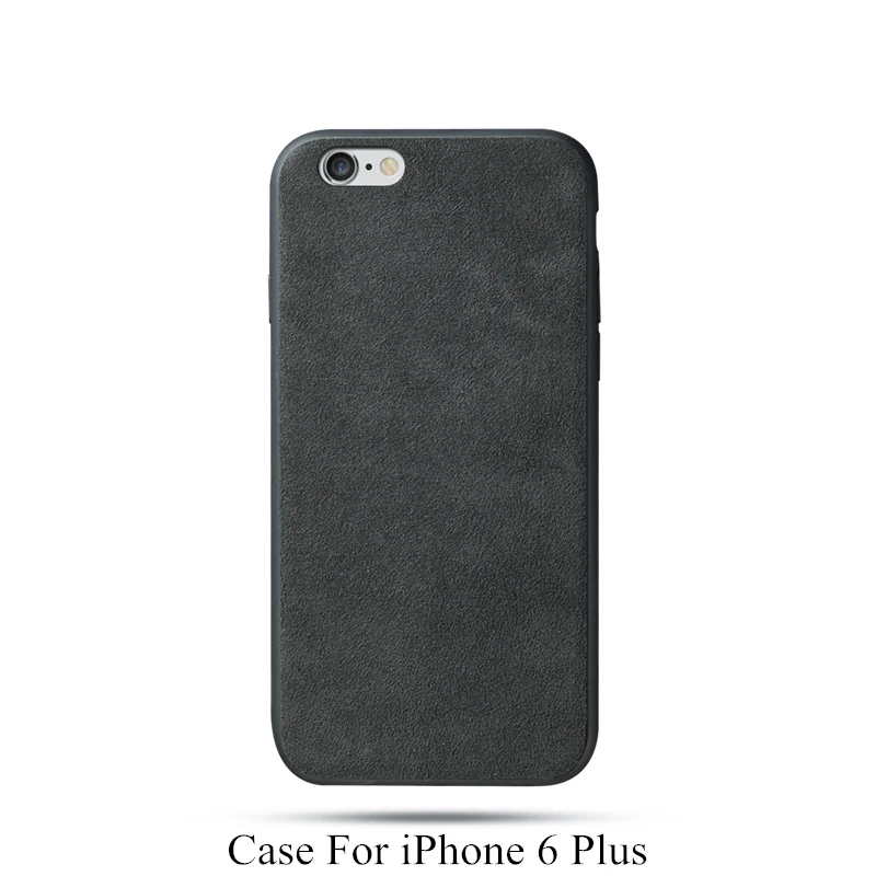 For iPhone 6 Plus Чехол для iPhone 6, 6s, 7, 8 Plus, X, Xs Max, Итальянская замша, как тканевый чехол, пуховый чехол s, Премиум Защита, для 11 Pro Max, Роскошный чехол - Цвет: For iPhone 6 Plus