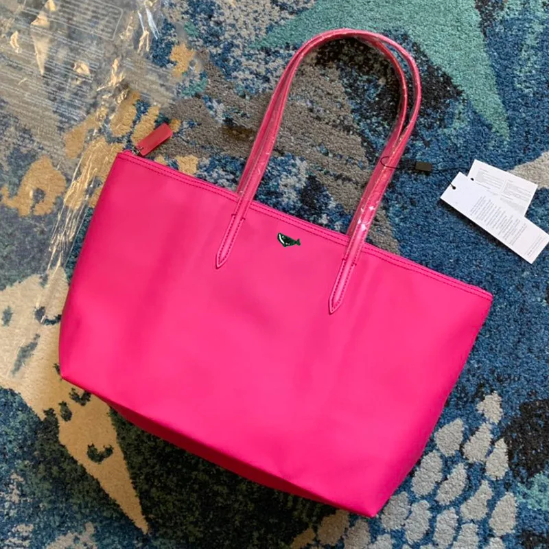 

Large horizontal L crocodile new shopping bag female bag large capacity shoulder bag portable dumpling bag waterproof tote bag