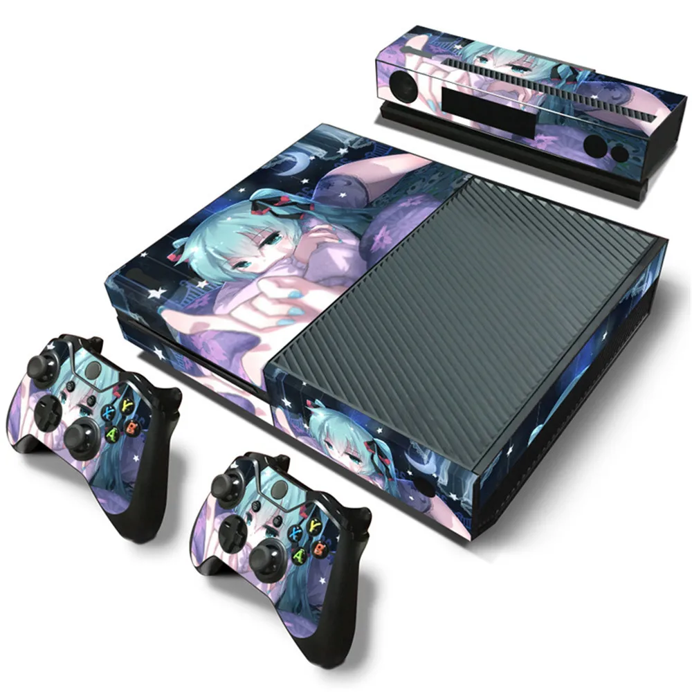 Совершенно новые наклейки из дерева для XBOX One консоль + 2 контроллера Kinect|Наклейки|