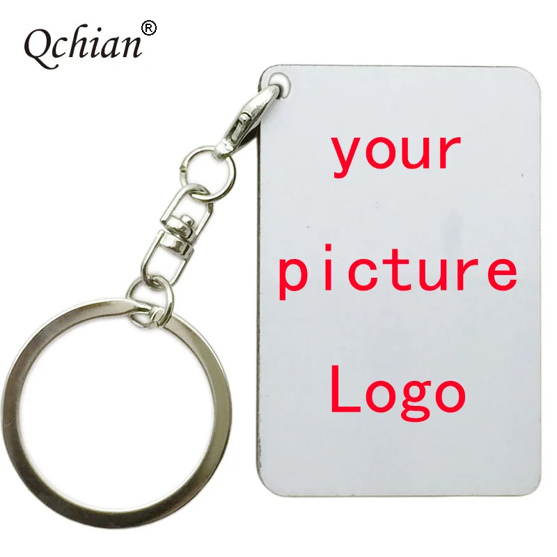 100 шт./лот логотип компании памятная фотография на заказ подвеска брелок бирка