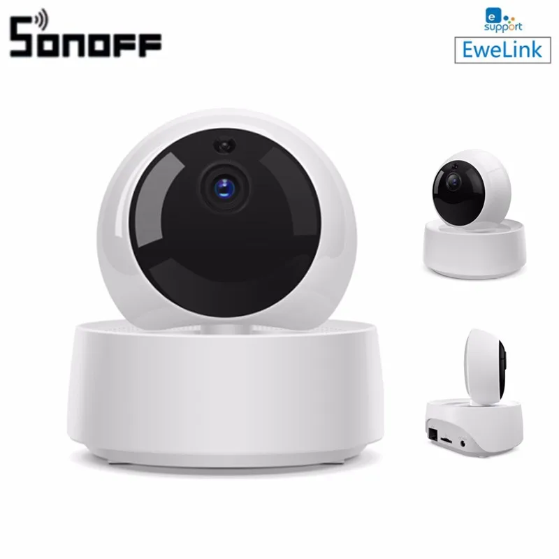 

SONOFF GK-200MP2-B Wireless Wifi IP Camera Home Smart Security System Ewelink Remote Real-time Monitor 360° Without Blind Spot