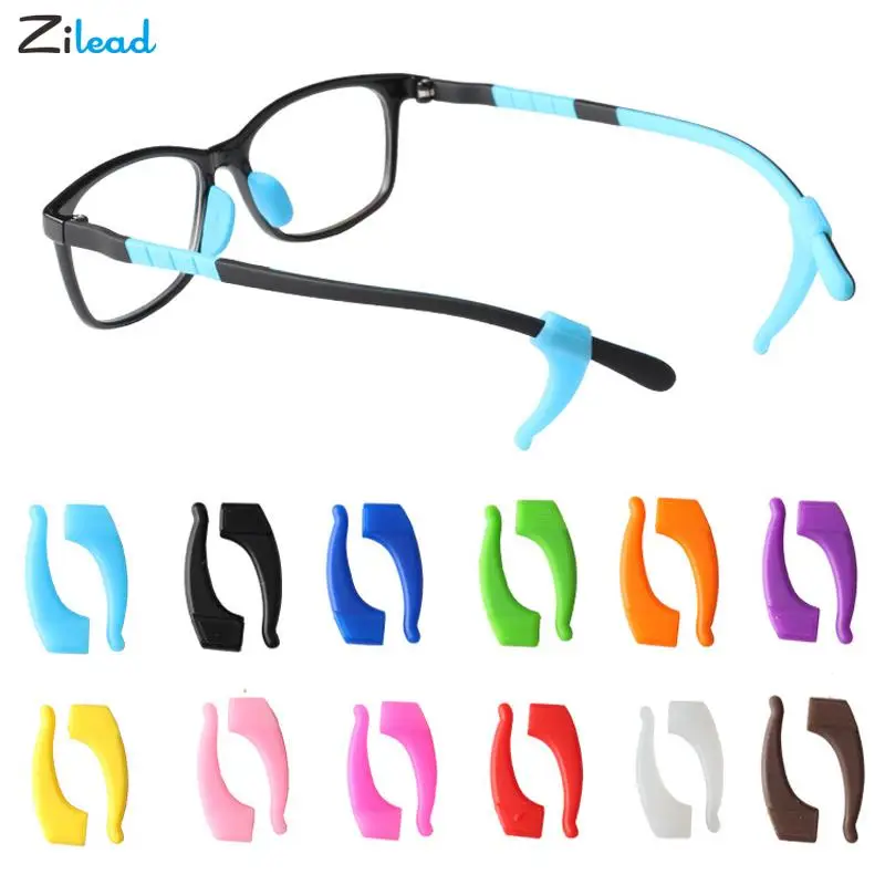 

Zilead Fashion Anti Slip Ear Hook Eyeglasses Eyewear Accessories Eye Glasses Silicone Grip Color Spectacle Temple Tip Holder
