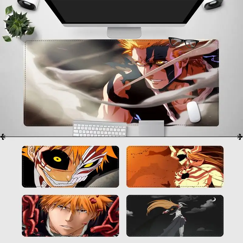 

Sale Ichigo Kurosaki Mouse Pad Gaming MousePad Large Big Mouse Mat Desktop Mat Computer Mouse pad For Overwatch