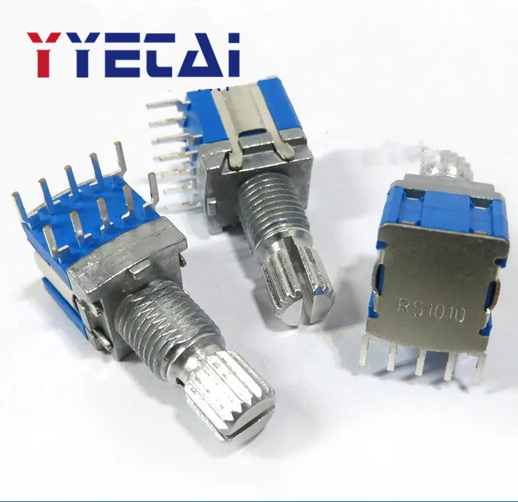 

NEW 2PCS RS1010 Band Switch Rotary Switch Gear Conversion Switch 2 Knife 4 Gears 3 Gears 15 Handle