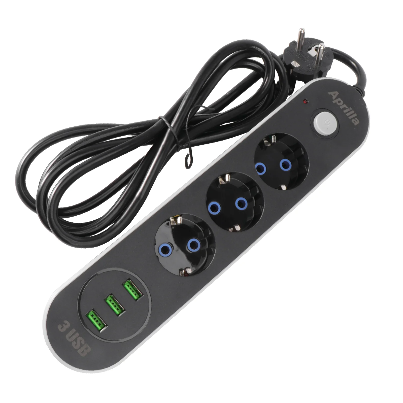 

Бытовой преобразователь питания с 3USB-портами, адаптер переменного тока, штепсельная вилка, зарядное устройство с вилкой для зарядки сотовы...