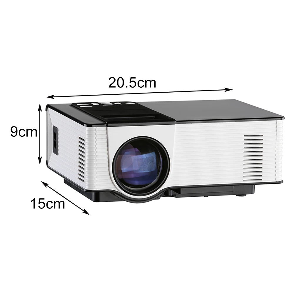 VS Mini проектор VS-314 Портативный Led Full HD проектор 1500 Lumes домашний кинотеатр Рождественский подарок детям подарки