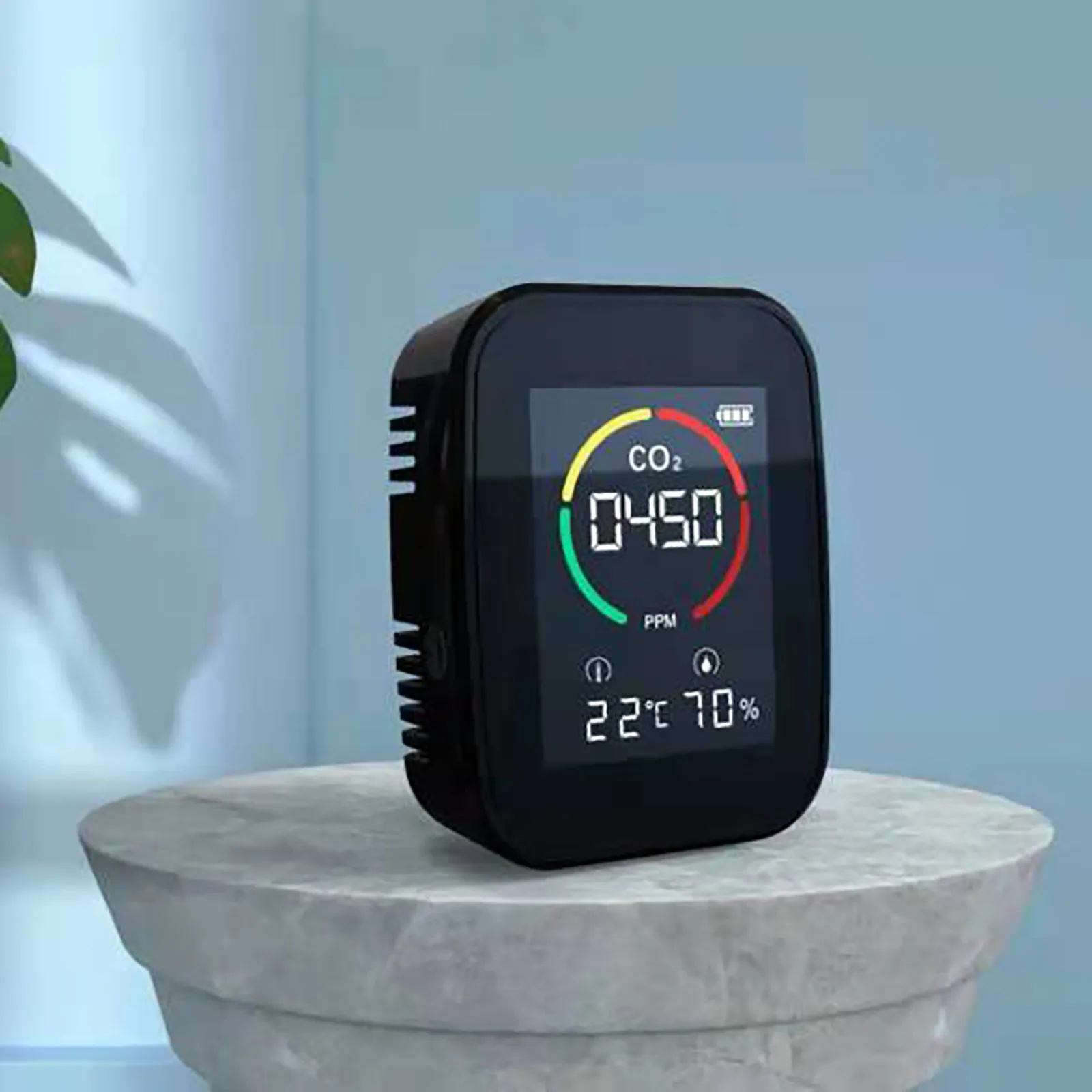

Carbon Dioxide Detector Gas Concentration Content Color Screen Intelligence Co2 Meter Detector Digital Air Quality Monitor