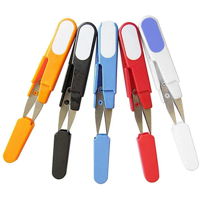 10 шт. Ножницы для вышивки ножницы шитья пряжи портативные u образной обрезки