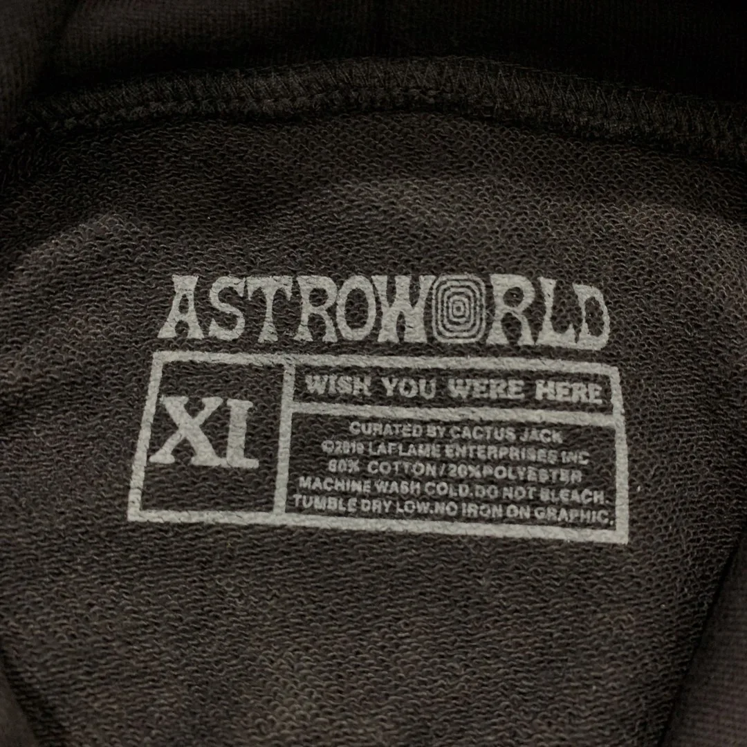 

TRAVIS SCOTT ASTROWORLD Tour Sicko Mode Lighting Print Women Men Hooded Sweatshirt Hoodie Hiphop Streetwear Men Hoodies Pullover