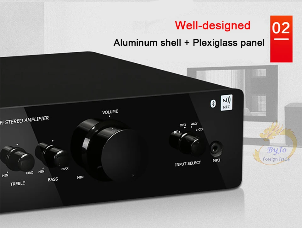 Nobsound PM1 hifi bluetooth NFC Усилитель 20 Вт + BT или без две версии 110 В усилитель мощности |