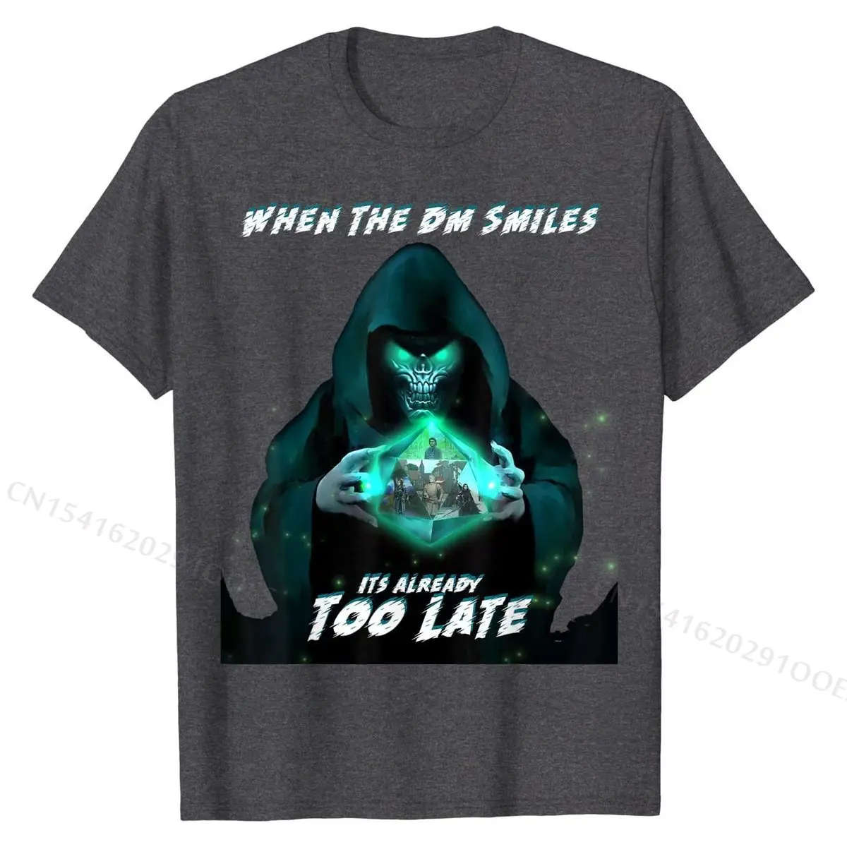 Забавная Футболка &quotкогда дм улыбается это уже слишком поздно&quot &quotнерди&quot