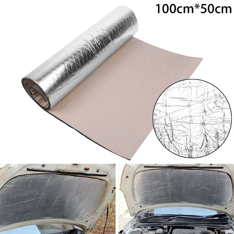 

1Roll Car Sound Proofing Deadening Car Truck Anti-noise Sound Insulation Cotton Heat Closed Cell Foam for doors, chassis, tail b