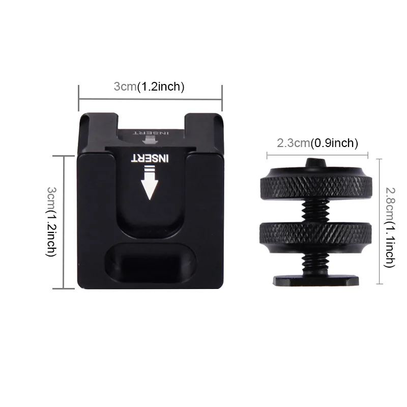 Адаптер холодного башмака из алюминиевого сплава крепление держатель для