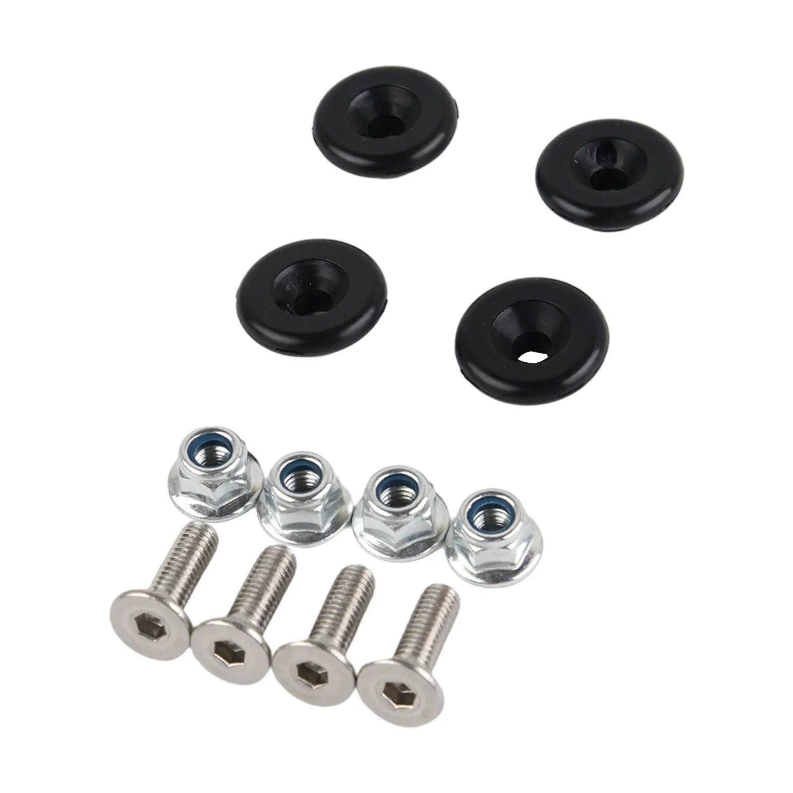 12 Pieces Motorcycle Luggage Bushing Pad Universal 4 Set Top T-Shaped Trunk Bracket Mat Fits for Storage Box Tail Toolbox Case |