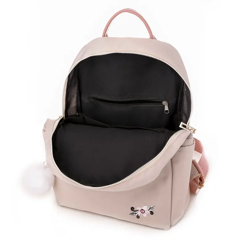 Модный женский рюкзак с вышивкой Оксфорд школьная сумка на плечо для подростков