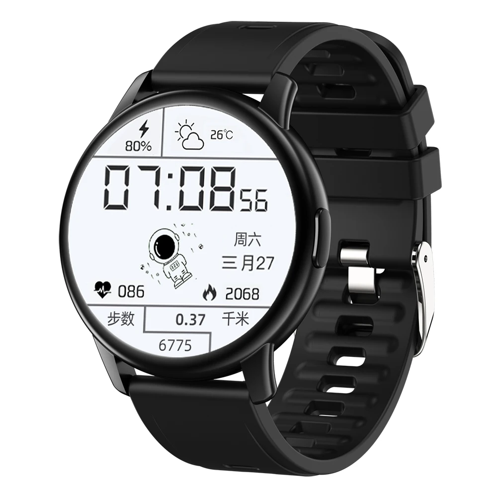

S27b Full Touch Men Smart Watch I.3Inch TFT Fitness Blood Pressure Bracelet Message Sports Wrist Colck