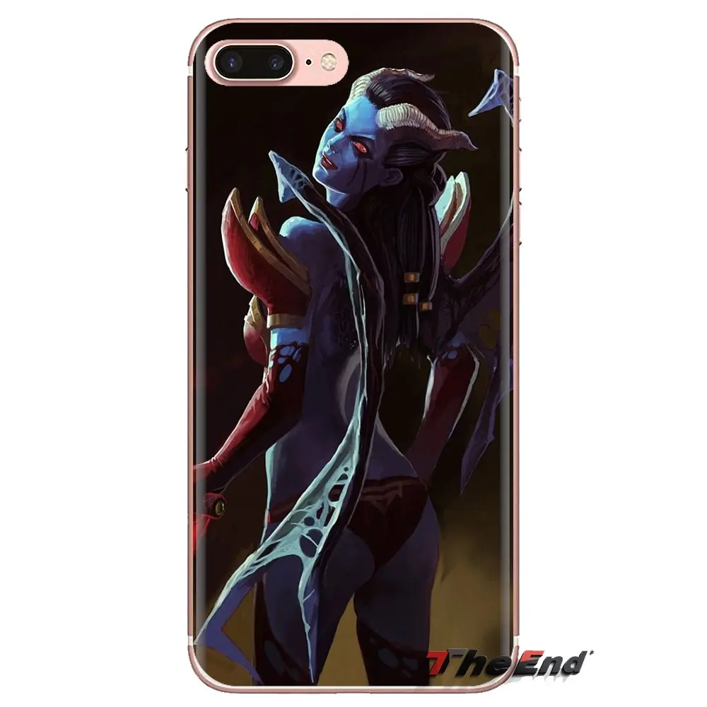 Чехол из силикона Akasha Queen of Pain Dota 2 для Sony Xperia Z Z1 Z2 Z3 Z5 Compact M2 M4 M5 E3 T3 XA Aqua LG G4 G5 G3 G2 Mini.
