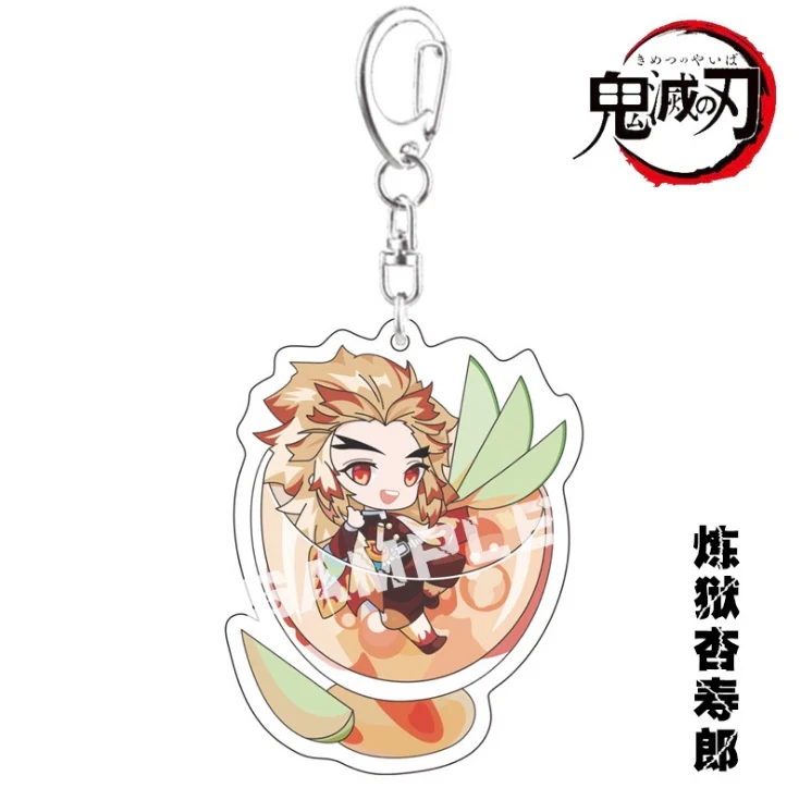 

Anime Game Demon Slayer Kochou Shinobu Acrylic Keychain Double Sided Cartoon Pendant Keyring School Bag Xmas Birthday Gifts New