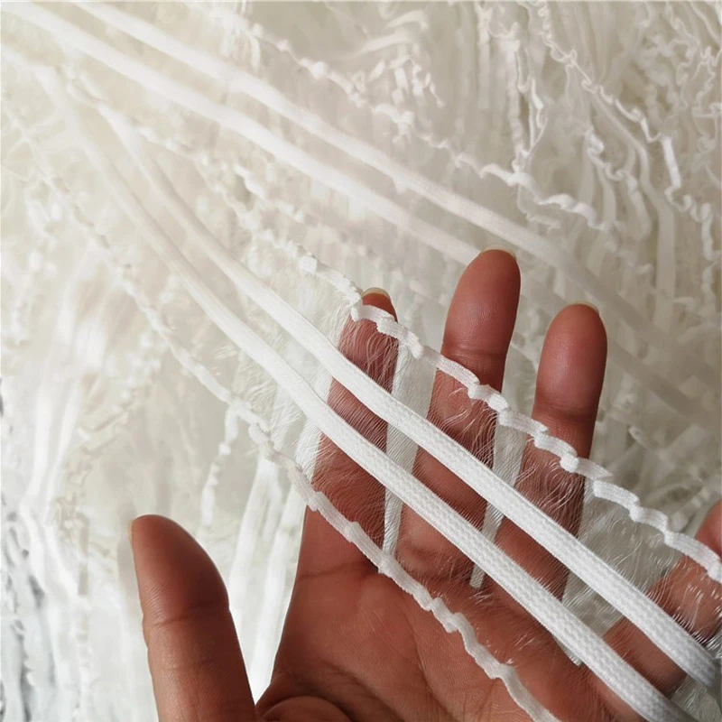 Эластичная черно-белая кружевная лента 1 м 5 см украшение для одежды воротник