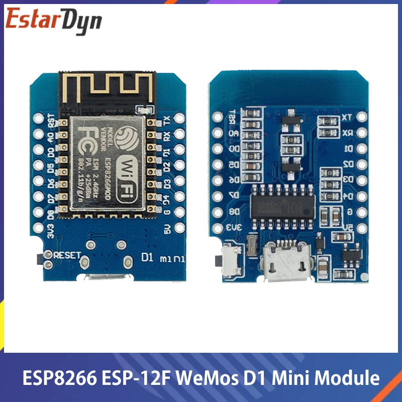 D1 Mini NodeMcu 4M байты Lua WIFI Интернет вещей макетная плата на основе ESP8266 WeMos 10 шт. |