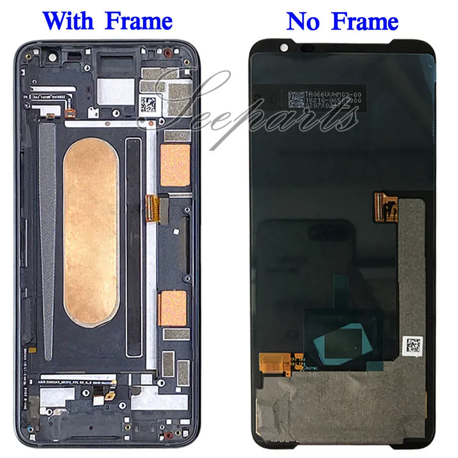Sensor de cristal Original para Asus ROG Phone 3, montaje de digitalizador con pantalla t&aacute;ctil LCD de 6,59 pulgadas, ZS661KS-4