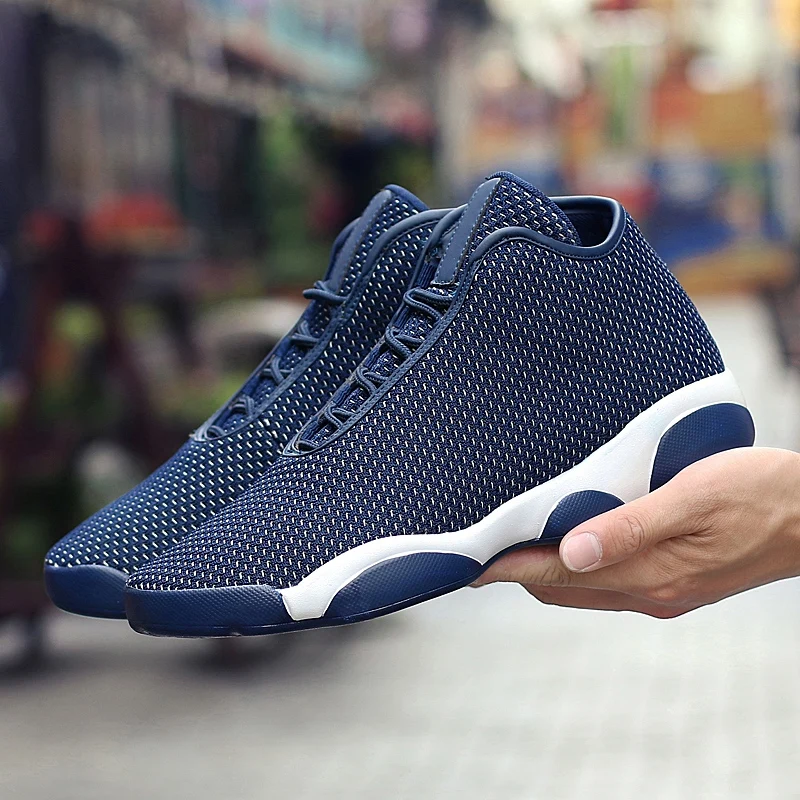 

Fashion High Top Men Shoes Nice Trainers Sneakers High Quality Outdoor Breathable Casual Shoes Men Fly Weaving Damping Sneakers