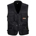 Жилет рыболовный мужской, на молнии, с несколькими карманами