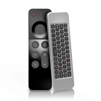 w3 2 4g air mouse wireless keyboard voice control ir learning remote controller 6 axis motion sensing for smart tv tv box