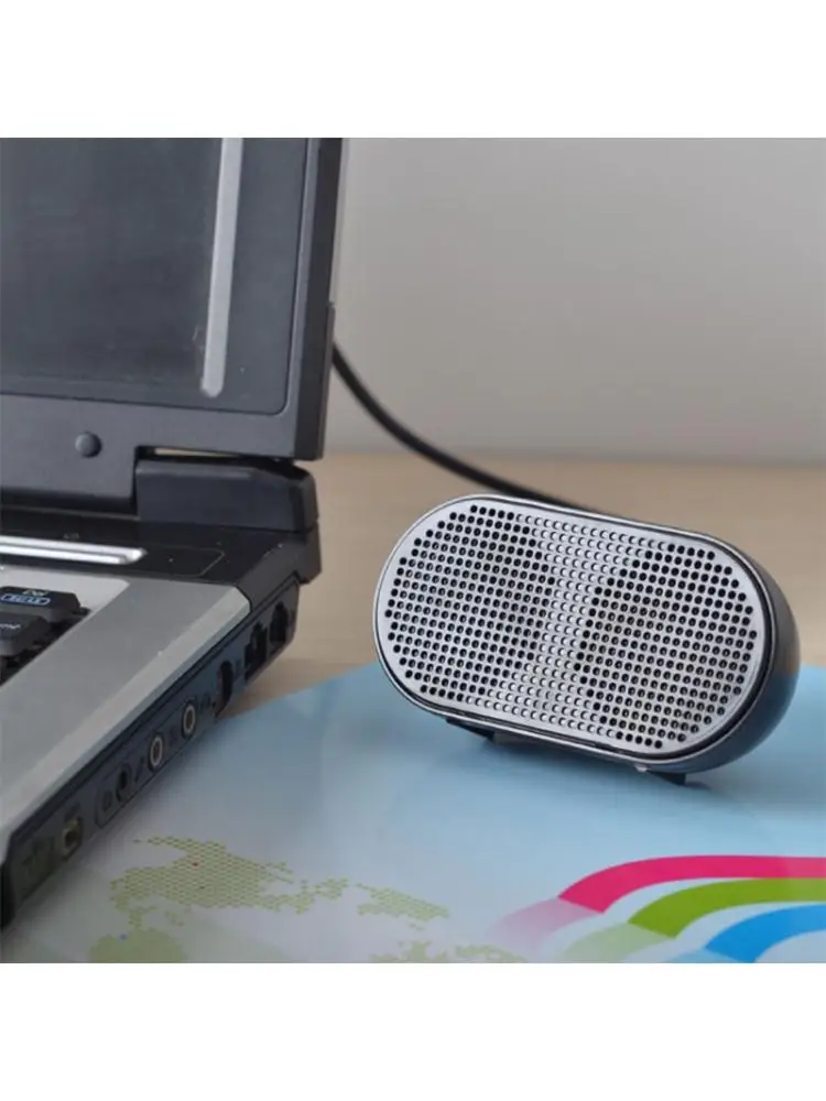 Для Тетрадь портативных ПК (черный) USB Динамик Портативный громкий приведенный в