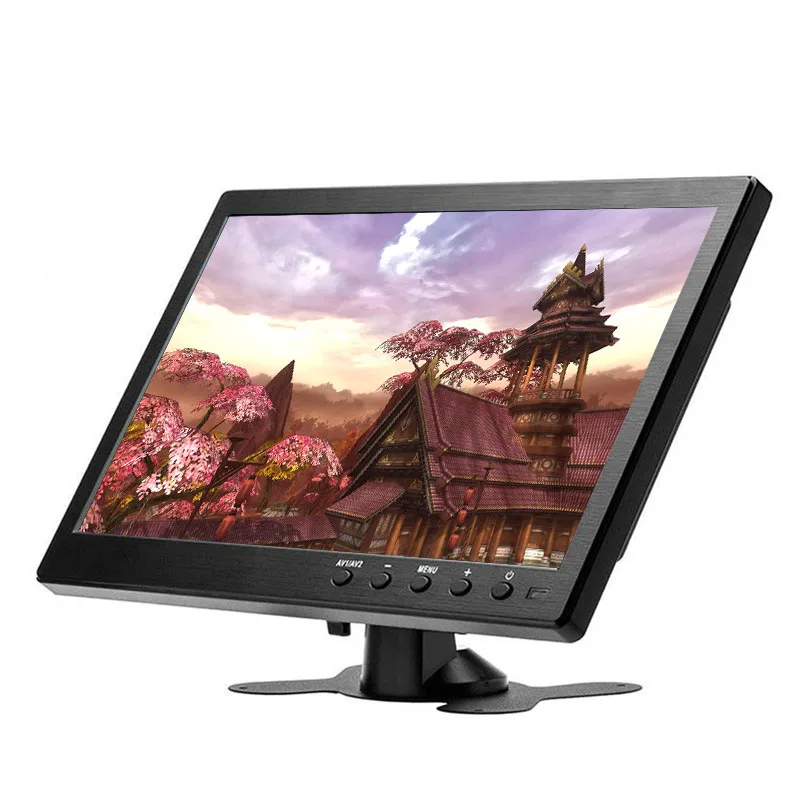 10 1 дюймовый IPS монитор HD портативный цветной светодиодный ЖК экран с AV/VGA/HDMI/BNC/USB