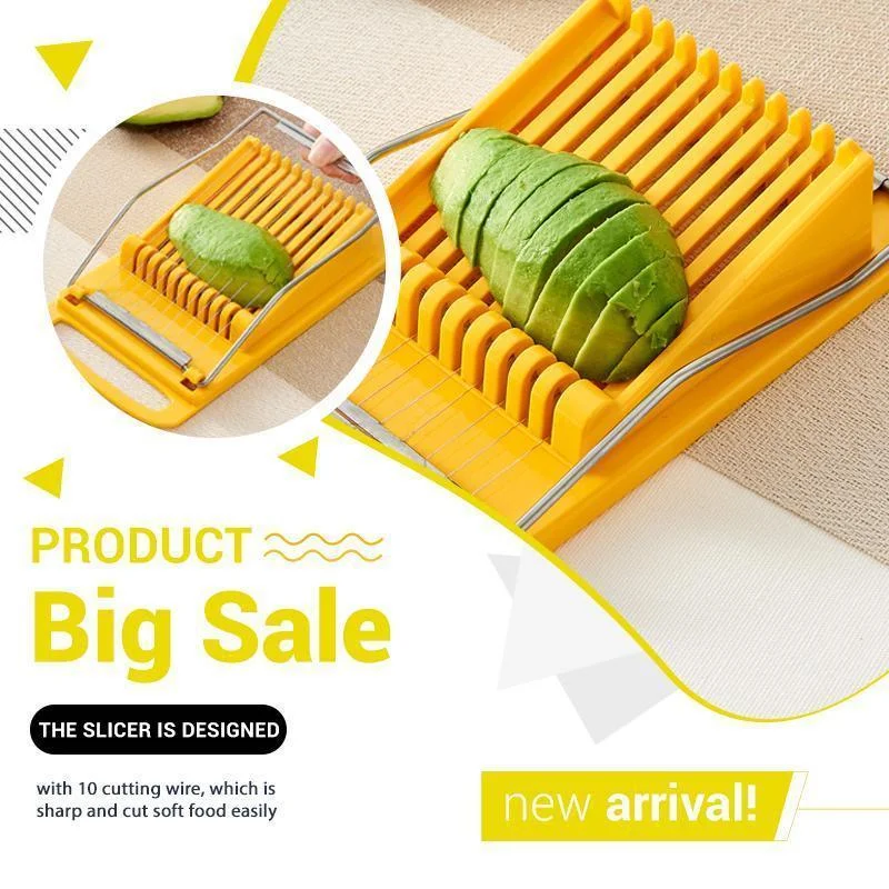 

Multifunctional Stainless Steel Strawberry Slicer Egg Cutter Egg Slicer Cutter Metal Fruits Cutter Tomato Slicer Kitchen Tools