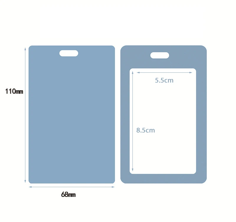 Женские держатели карт ПВХ чехол для визиток студенческий портативный