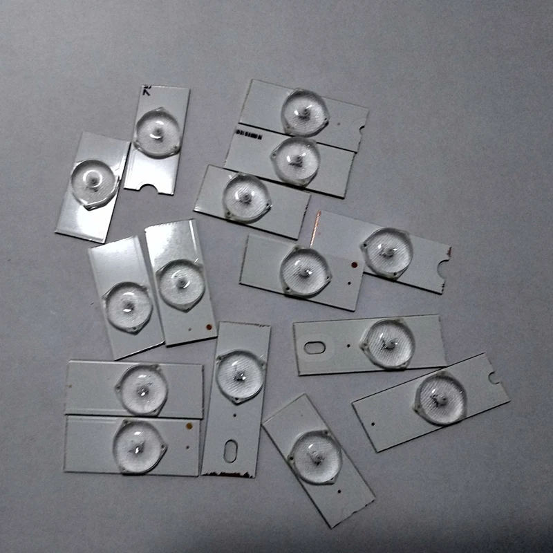 

6V SMD Lamp Beads with Optical Lens Fliter for 32-65 Inch LED TV Repair(50Pcs 6V & 20Pcs 3V with Cable)