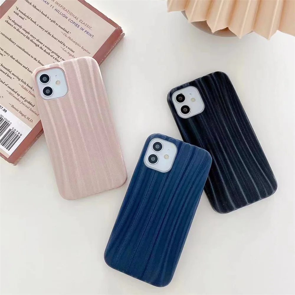 

Fashion Luxury Non-Slip Leather Phone Case For iPhone 11 Pro Max 12 Pro Max MINI 8 7 Plus Xr XsMax X Xs Anti Falling Shell